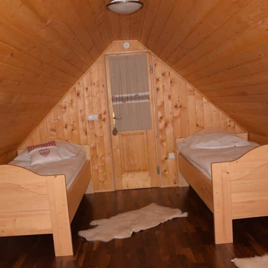 Vakantiehuis Slovenië Alpenhut Alpendream slaapkamer