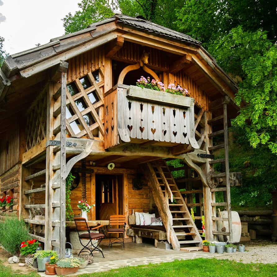 Glamping Savinja: Wooden Cottage in Slovenia